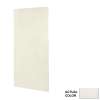 36-in W x 72-in H Solid Surface Shower Wall Panel in Crystal White