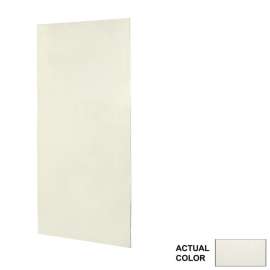 36-in W x 72-in H Solid Surface Shower Wall Panel in Crystal White