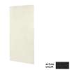 36-in W x 72-in H Solid Surface Shower Wall Panel in Crystal Black