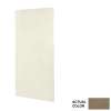 36-in W x 72-in H Solid Surface Shower Wall Panel in Caramel Glass