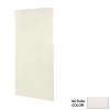 36-in W x 96-in H Solid Surface Shower Wall Panel in Crystal White