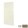 36-in W x 96-in H Solid Surface Shower Wall Panel in Caramel Glass