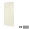 36-in W x 96-in H Solid Surface Shower Wall Panel in Gray Glass