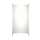 36-in D x 48-in W x 72-in H Solid Surface Shower Wall Surround in Tahiti White