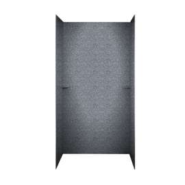 36-in D x 48-in W x 72-in H Solid Surface Shower Wall Surround in Night Sky