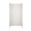 36-in D x 48-in W x 72-in H Solid Surface Shower Wall Surround in Bisque