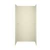 36-in D x 48-in W x 72-in H Solid Surface Shower Wall Surround in Bone