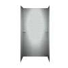 36-in D x 48-in W x 72-in H Solid Surface Shower Wall Surround in Tahiti Gray