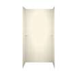 36-in D x 48-in W x 72-in H Solid Surface Shower Wall Surround in Pebble