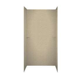 36-in D x 48-in W x 72-in H Solid Surface Shower Wall Surround in Prairie