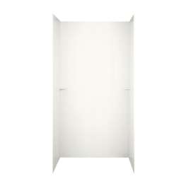 36-in D x 48-in W x 72-in H Solid Surface Shower Wall Surround in Baby's Breath