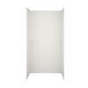 36-in D x 60-in W x 72-in H Solid Surface Shower Wall Surround in Bisque