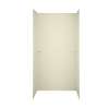 36-in D x 60-in W x 72-in H Solid Surface Shower Wall Surround in Bone