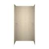 36-in D x 60-in W x 72-in H Solid Surface Shower Wall Surround in Tahiti Desert