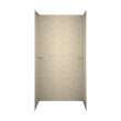 36-in D x 60-in W x 72-in H Solid Surface Shower Wall Surround in Tahiti Desert