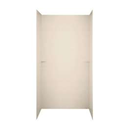 36-in D x 60-in W x 72-in H Solid Surface Shower Wall Surround in Tahiti Sand