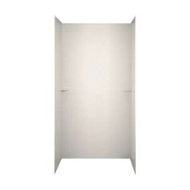 36-in D x 60-in W x 72-in H Solid Surface Shower Wall Surround in Tahiti Matrix