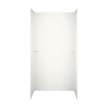 36-in D x 60-in W x 72-in H Solid Surface Shower Wall Surround in Baby's Breath