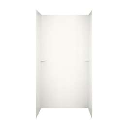 36-in D x 60-in W x 72-in H Solid Surface Shower Wall Surround in Baby's Breath