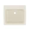 22-in D x 25-in W x 13.5625-in H Solid Surface Utility Sink in Bisque