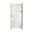 36-in D x 36-in W x 96-in H Solid Surface Shower Wall Surround in Bisque