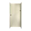 36-in D x 36-in W x 96-in H Solid Surface Shower Wall Surround in Bone