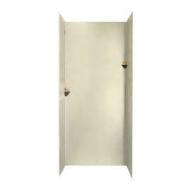 36-in D x 36-in W x 96-in H Solid Surface Shower Wall Surround