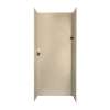 36-in D x 36-in W x 96-in H Solid Surface Shower Wall Surround in Bermuda Sand