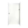 36-in D x 48-in W x 96-in H Solid Surface Shower Wall Surround in Tahiti White
