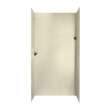 36-in D x 48-in W x 96-in H Solid Surface Shower Wall Surround in Bone