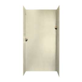36-in D x 48-in W x 96-in H Solid Surface Shower Wall Surround