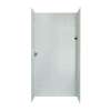 36-in D x 48-in W x 96-in H Solid Surface Shower Wall Surround in Tahiti Gray