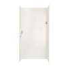 36-in D x 48-in W x 96-in H Solid Surface Shower Wall Surround in Tahiti Ivory