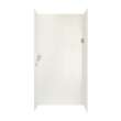 36-in D x 48-in W x 96-in H Solid Surface Shower Wall Surround in Tahiti Ivory