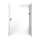 36-in D x 62-in W x 96-in H Solid Surface Shower Wall Surround in White