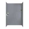 36-in D x 62-in W x 96-in H Solid Surface Shower Wall Surround in Night Sky
