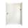36-in D x 62-in W x 96-in H Solid Surface Shower Wall Surround in Bisque