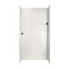48-in D x 48-in W x 96-in H Solid Surface Shower Wall Surround in Bisque