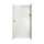 48-in D x 48-in W x 96-in H Solid Surface Shower Wall Surround in Bisque