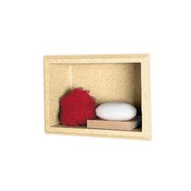 4.125-in D x 7.5-in W x 10.75-in H Solid Surface Soap Dish in Cornflower