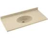 Chesapeake CH1B2243-040 Solid Surface 43-in x 22-in Integral Single Sink Bathroom Vanity Top in Bermuda Sand