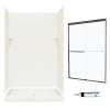 SQP3248018-M46570BC 72.5-in x 48-in x 32-in 5-Piece Alcove Shower Kit in Bisque