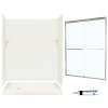 SQP326L018-M58570NC 72.5-in x 60-in x 32-in 5-Piece Alcove Shower Kit in Bisque