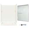 SQP326R018-M58570NR 72.5-in x 60-in x 32-in 5-Piece Alcove Shower Kit in Bisque