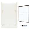 SQP3448018-M46570BC 72.5-in x 48-in x 34-in 5-Piece Alcove Shower Kit in Bisque