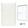 SQP3448018-M46570NC 72.5-in x 48-in x 34-in 5-Piece Alcove Shower Kit in Bisque