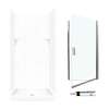 SQP3636010-M34570CC 72.5-in x 36-in x 36-in 5-Piece Alcove Shower Kit in White