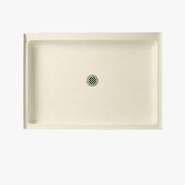 42.375-in W x 34.188-in D x 5.5-in H Solid Surface Shower Base in Cornflower