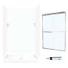 SSP3248010-M46570CC 72-in x 48-in x 32-in 5-Piece Alcove Shower Kit in White