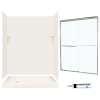 SSP326L018-M58570NC 72-in x 60-in x 32-in 5-Piece Alcove Shower Kit in Bisque
